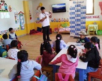 EsSalud Apurímac realiza campaña de salud bucal en niños de inicial y primaria